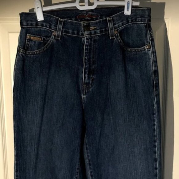 Eddie Bauer Women's Denim Blue Jeans 10R - Picture 10 of 12